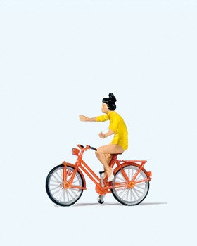 H0-Freihändig Fahrrad fahren