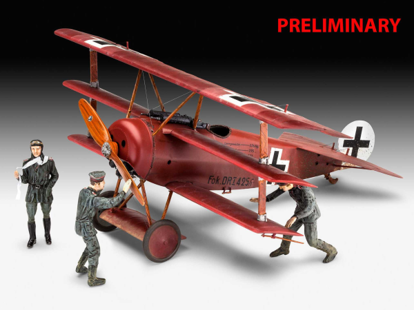 1:28-Fokker Triplane DR.1 - 75 Years