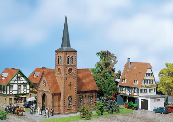 H0-Kleinstadt-Kirche - Friesischer Stil