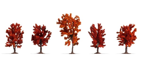 H0/TT/N/Z-5 Herbstbäume, 8-10 cm hoch