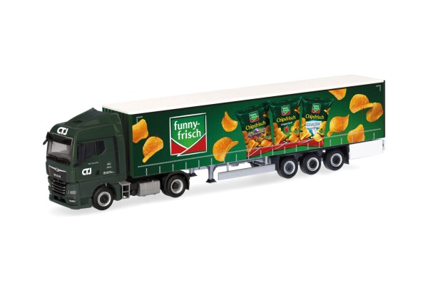 MAN TGX GM Gardinenplanen-Sattelzug, CTJ