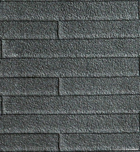 H0-Dachpappe-Platte, L 20 x B 12 cm