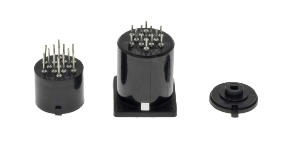 H0-Zylindersteckfuß 13-polig