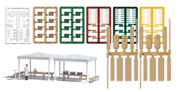 H0-Catering-Set mit Koch