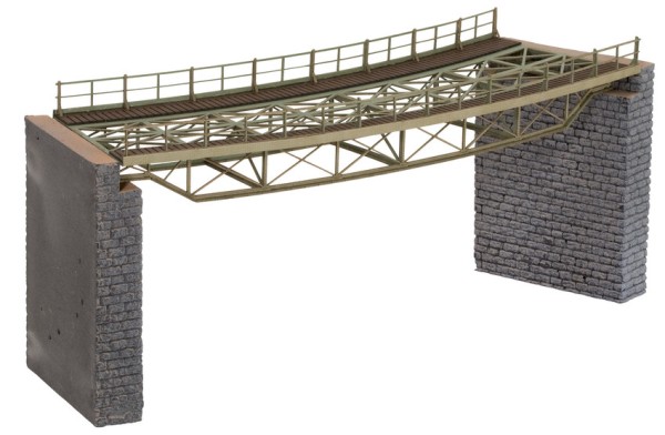 H0-Brückenfahrbahn gebogen, R1 360 mm