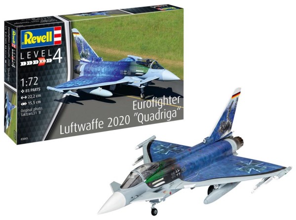 1:72-Eurofighter Luftwaffe 2020 Quadriga