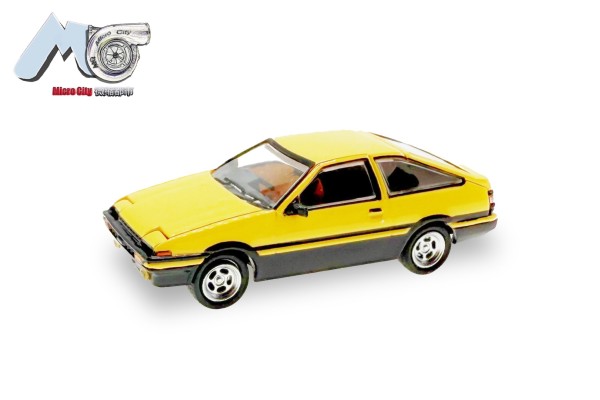 Toyota Corolla AE86, gelb