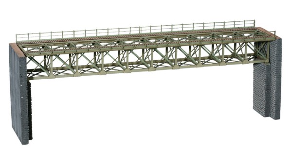 H0-Stahlbrücke Bausatz, 37,2 cm lang