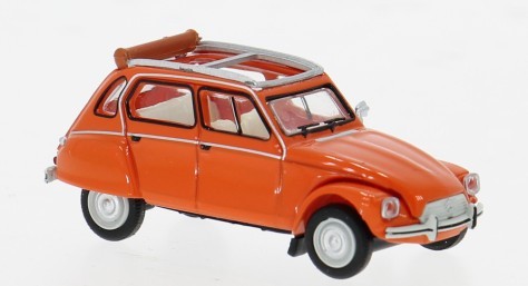 Citroen Dyane, offen, orange