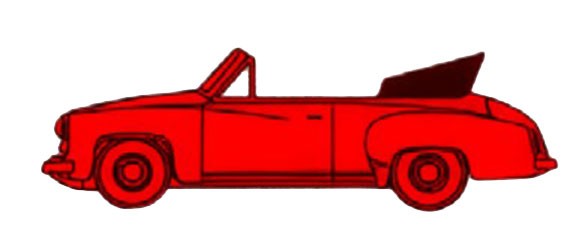 Wartburg 311 Cabriolet, rot, 1959