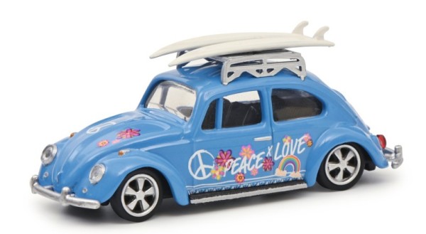 1:64-VW Käfer SURFER blau