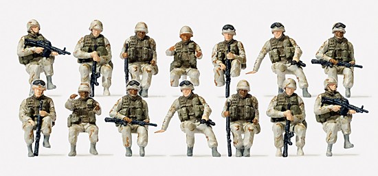 US-Army modern. Fahrer, Aufsitzer,14 Fig