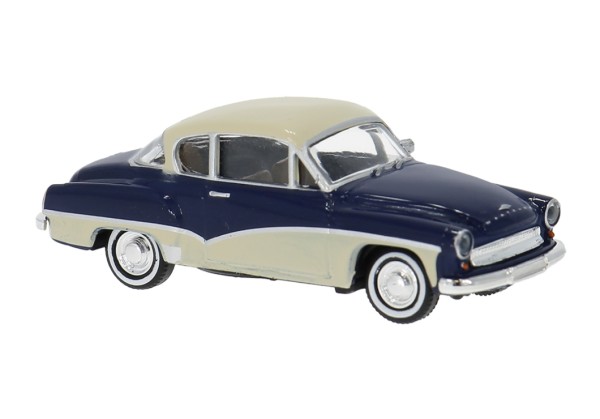 Wartburg 311 Coupe, dunkelblau/hellbeige