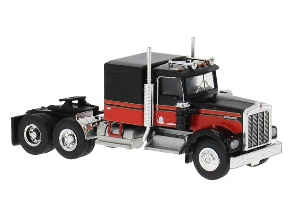 Kenworth W900 Sattelzugmaschine, schwarz