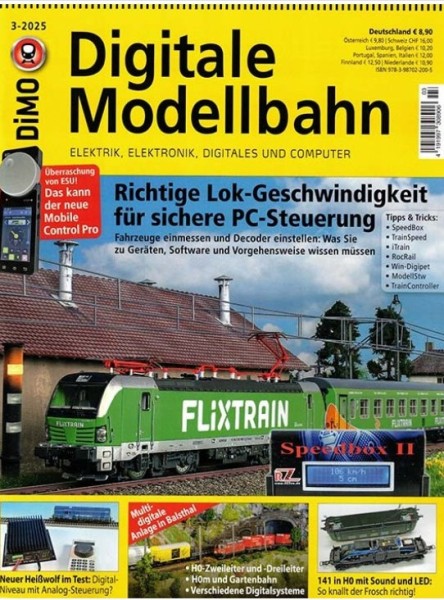 Digitale Modellbahn: Geschwindigkeit