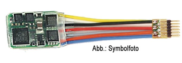 DCC-Decoder 6-pol. 35mm Litze