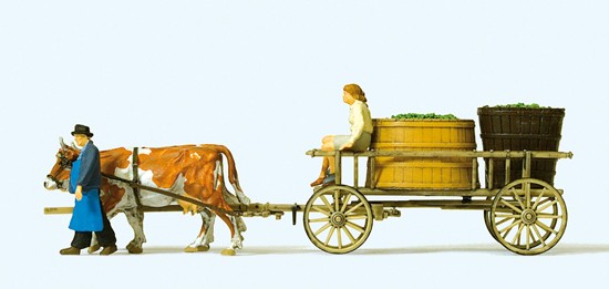 Winzerwagen, Kühe, Fertigmodell