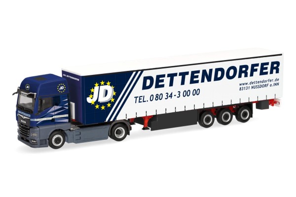 MAN eTGX GX Gardinenplanen-Sattelzug