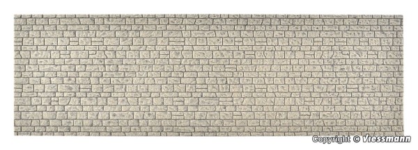 0-Mauerplatte Naturstein, 54 x 16,3 cm