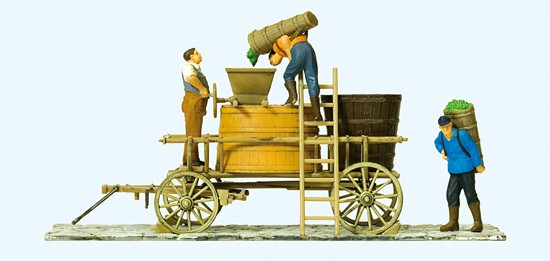 Winzerwagen stehend, Fertigmodell
