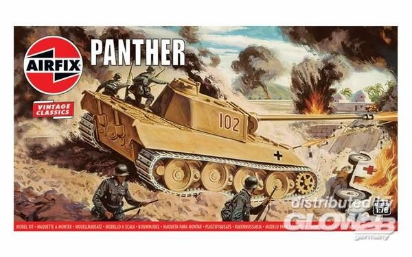1:76-Panther Tank, Vintage Classic