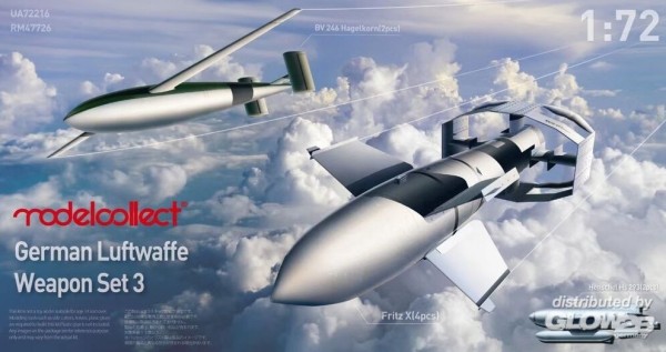 1:72-German WWII luftwaffe weapon set 3