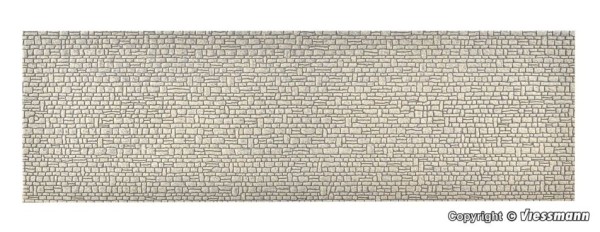 0-Mauerplatte Haustein, L 54 x B 16,3 cm