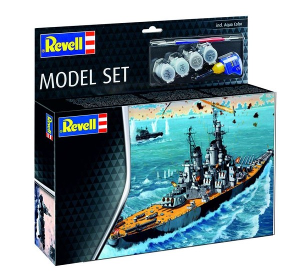 1:1200-Model Set Battleship New Jersey