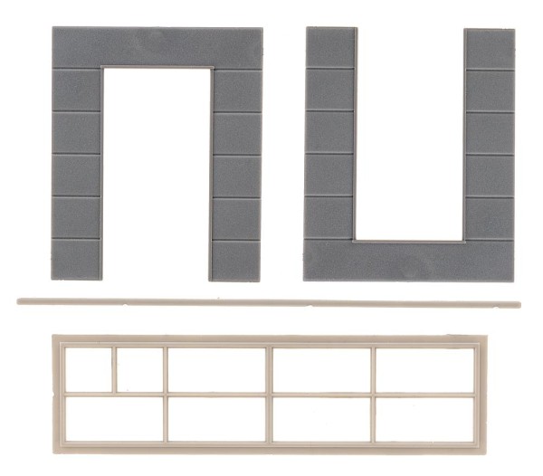 H0-2 Wandelemente mit Fenster, Goldbeck