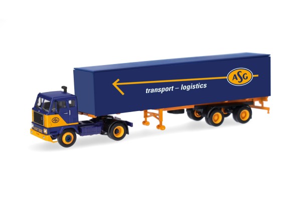 Volvo F88 Koffer-Sattelzug, ASG Schweden