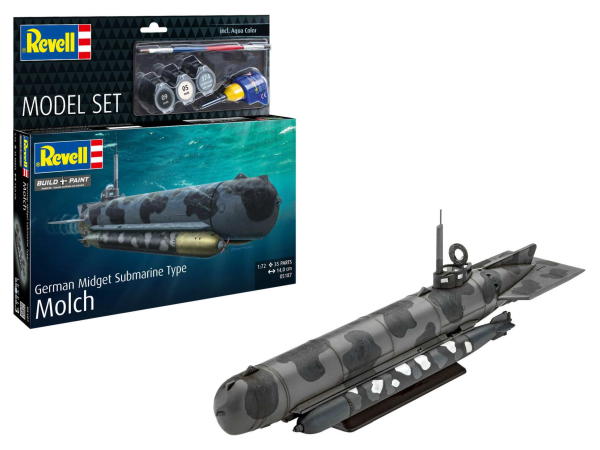 1:72-Model Set German Midget Submarine