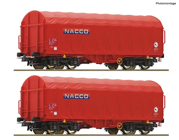 2er Set Schiebeplanenwagen NACCO, Ep.VI