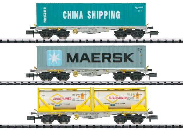 Güterwagen-Set Containertransport, Ep.VI