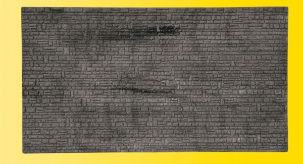 H0-Mauerplatte Haustein, L 28 x B 16,3cm