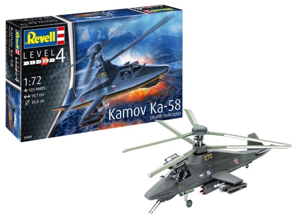 1:72-Kamov Ka-58 Stealth Helicopter
