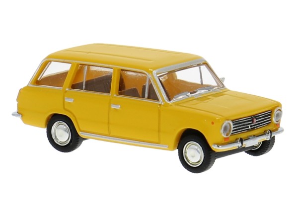 Brekina, Lada 2102 Kombi, gelb, 1971