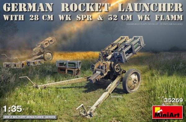 1:35 Deutscher Raketenwerfer mit 28cm WK