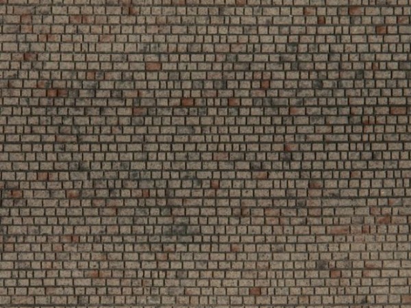 H0-Mauerwerk Quader, 28 x 10 cm