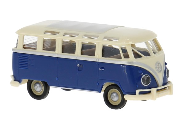 VW T1b Samba, hellbeige/blau, 1960
