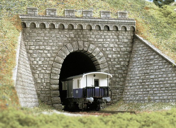 H0-Tunnelportal, 1-gleisig