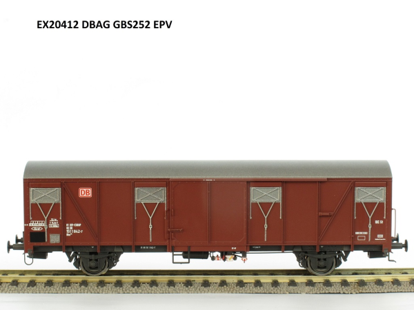 Gedeckter Güterwagen DBAG Gbs 252, Ep.V
