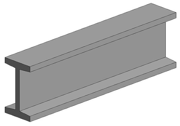 I-Profil, 350x2,5X1,5 mm, 4 Stück