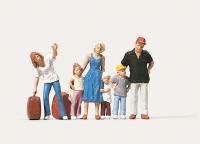 H0-Wartende mit Gepäck H0-Wartende mit Gepäck