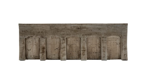 Beton-Arkadenmauer, 30 cm x 10.1 cm