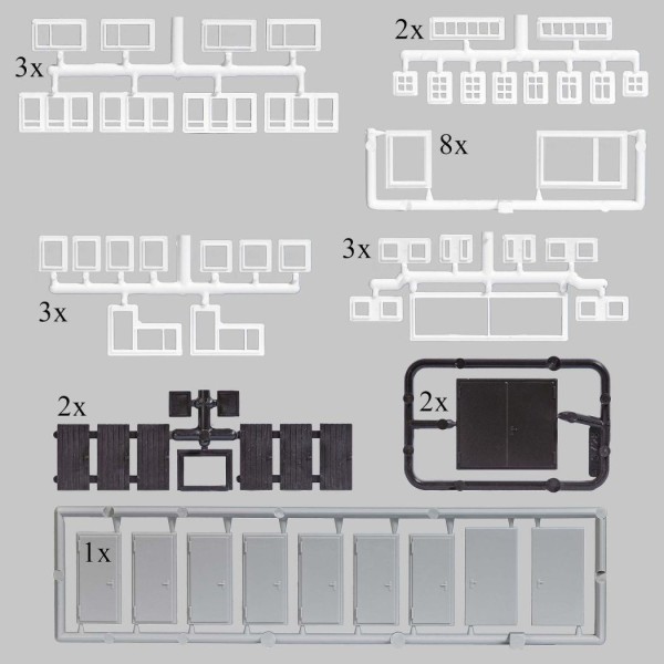 H0/TT/N-Fenster & Türen