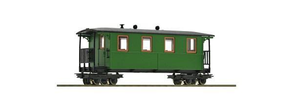 H0e-Waldbahn-Personenwagen, grün