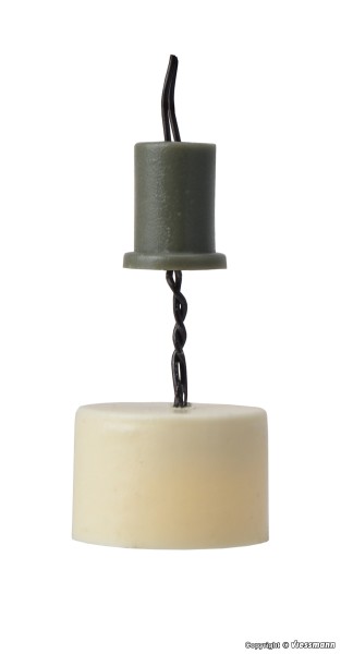 H0-Zimmerleuchte hängend, LED warmweiß